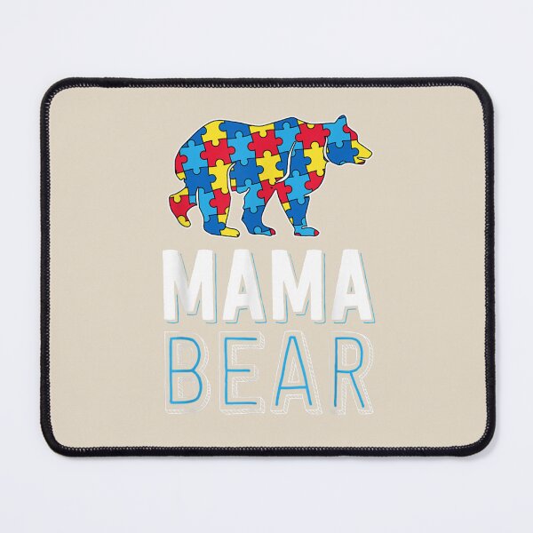 Item preview, Mama Bear World Autism Awareness Day Family Puzzle Piece designed and sold by VerityKingStore.