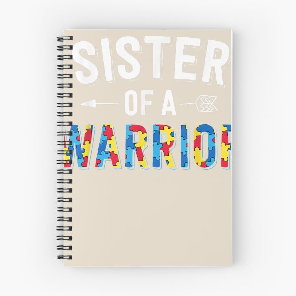 Item preview, Sister Of A Warrior Family Sis World Autism Awareness Day designed and sold by VerityKingStore.