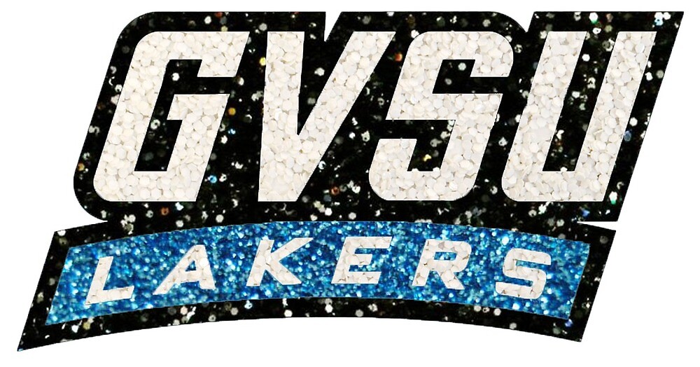 "GVSU Glitter Logo 1" by kshanksr Redbubble