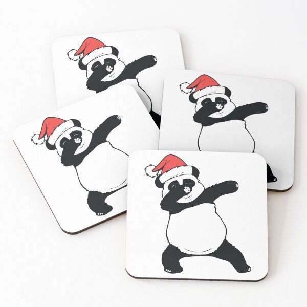 Item preview, Panda Christmas Santa Hat Dabbing Panda designed and sold by alltheprints.