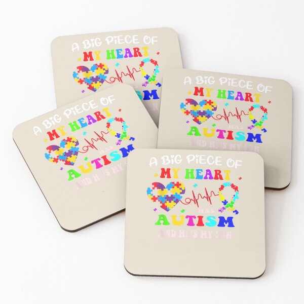 Item preview, A Big Piece Of My Heart Has Autism And He's My Son designed and sold by VerityKingStore.