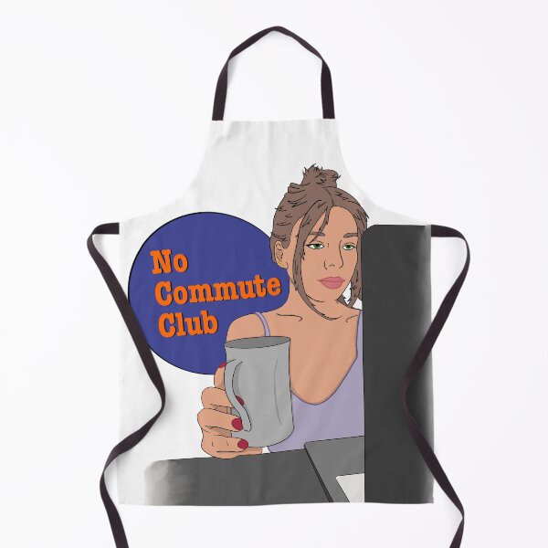 Item preview, No Commute Club - Morning Coffee designed and sold by BubbleDesigns4U.