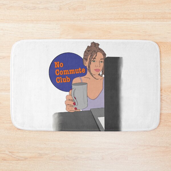 Item preview, No Commute Club - Morning Coffee designed and sold by BubbleDesigns4U.