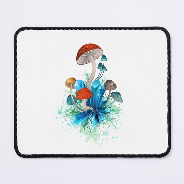 Item preview, Red Mushroom with Blue Crystals designed and sold by Blackmoon9.