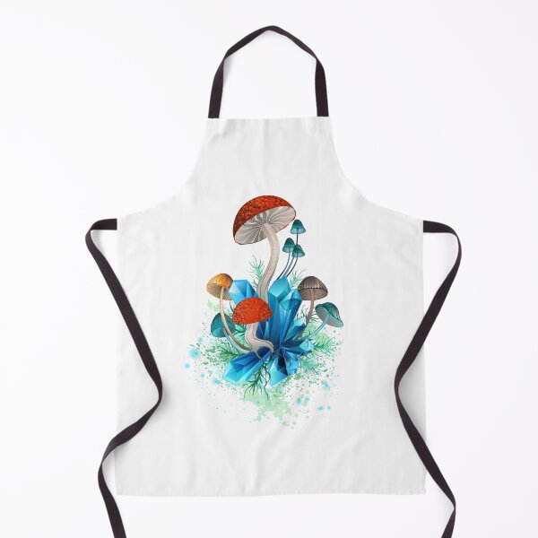 Item preview, Red Mushroom with Blue Crystals designed and sold by Blackmoon9.