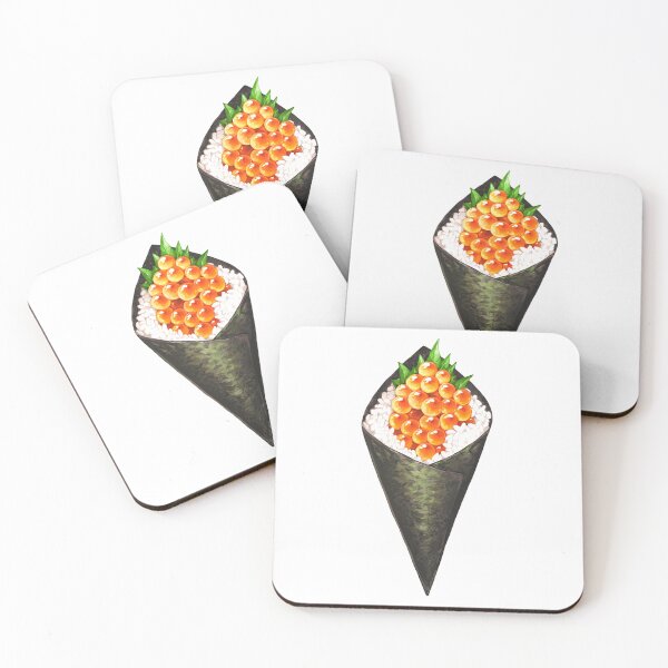 Item preview, Salmon Roe Temaki Sushi designed and sold by Happybearbear.