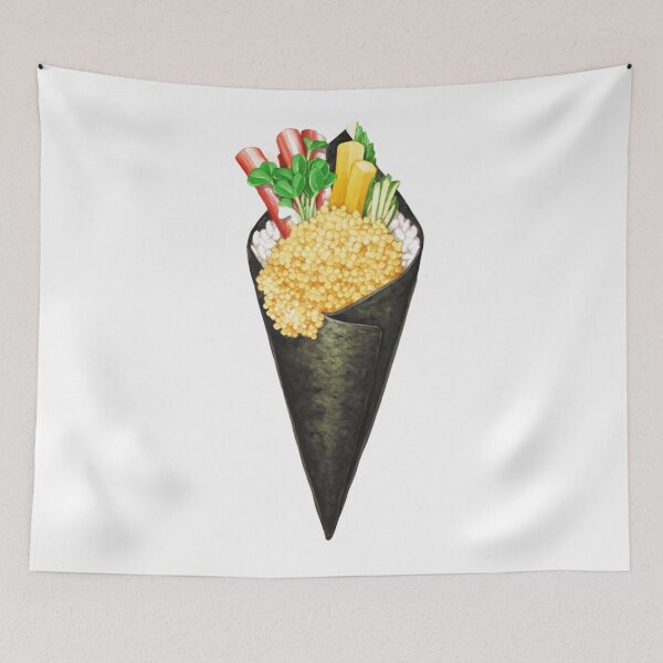 Item preview, Flying Fish Roe Temaki Sushi Tobiko designed and sold by Happybearbear.