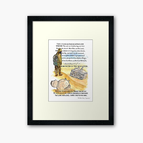 Ozymandias Framed Art Print