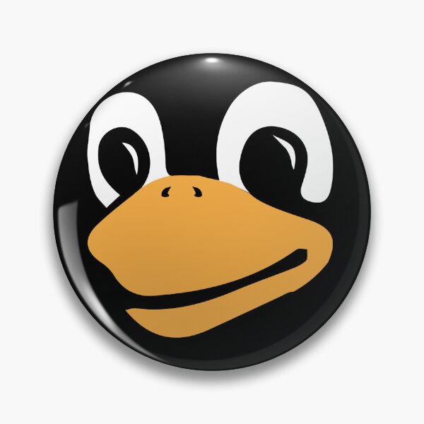 Item preview, Lord and Saviour Tux Penguin Linux Mascot Face Freedom designed and sold by alltheprints.