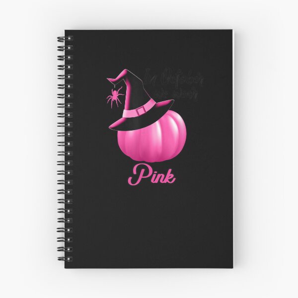 Item preview, October Wear Pink Witch Pumpkin Breast Cancer Awareness designed and sold by RobertEllisDC.