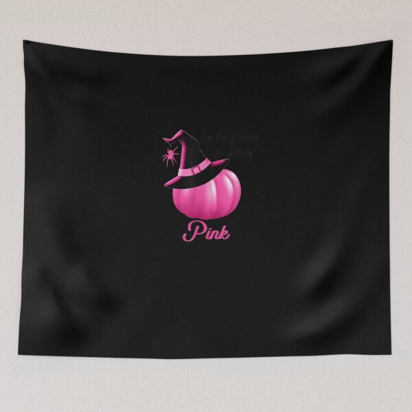 Item preview, October Wear Pink Witch Pumpkin Breast Cancer Awareness designed and sold by RobertEllisDC.