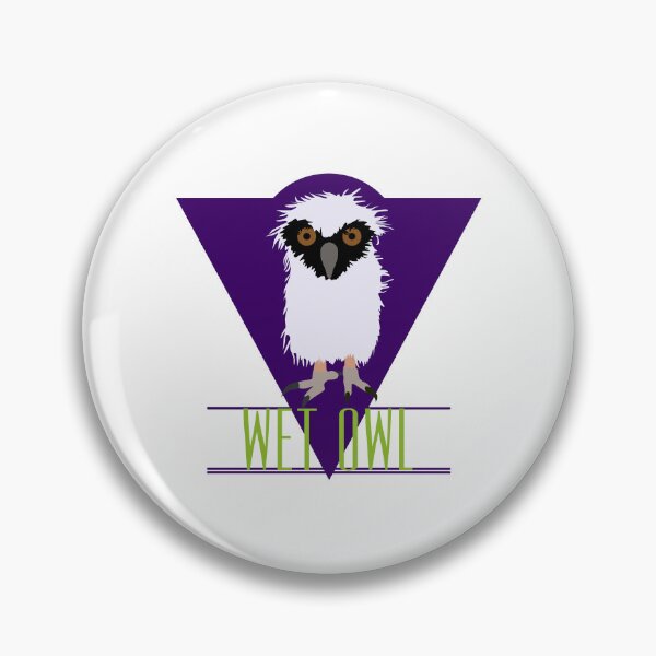 Item preview, Wet Owl Meme Sticker Design designed and sold by Raju-Creative.