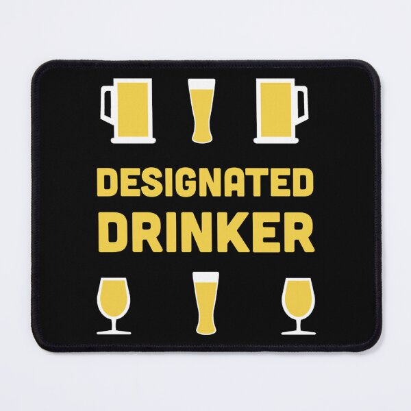 Item preview, Designated Drinker tshirts - Australian Pub T-Shirts Redbubble - National Beer lovers Day designed and sold by happygiftideas.
