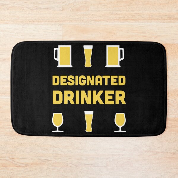 Item preview, Designated Drinker tshirts - Australian Pub T-Shirts Redbubble - National Beer lovers Day designed and sold by happygiftideas.