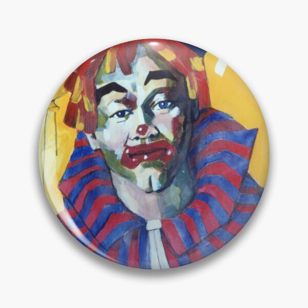 Item preview,  Rainbow Clown with Balloons- Painting by Avril Thomas Adelaide Artist designed and sold by AvrilThomasart.