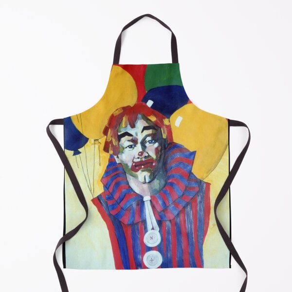 Item preview, Rainbow Clown with Balloons- Painting by Avril Thomas Adelaide Artist designed and sold by AvrilThomasart.