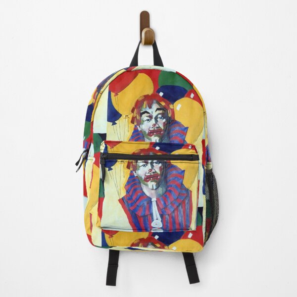 Item preview, Rainbow Clown with Balloons- Painting by Avril Thomas Adelaide Artist designed and sold by AvrilThomasart.