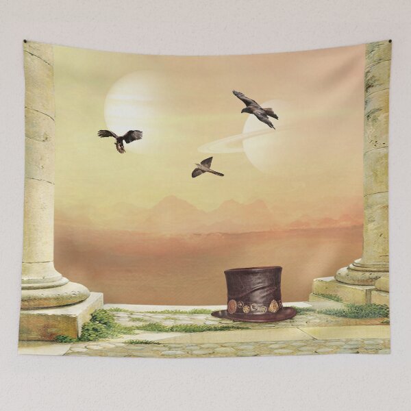 Item preview, Dawn on the Desert Planet designed and sold by Elisabeth Lucas.