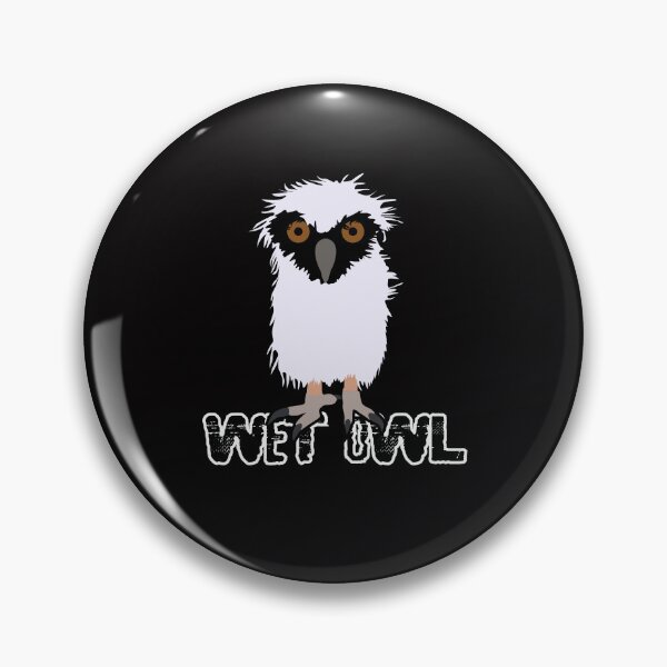 Item preview, Wet Owl Meme Funny Design designed and sold by Raju-Creative.
