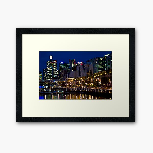 Darling Harbour, Sydney Framed Art Print
