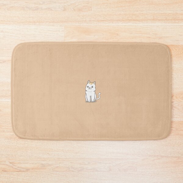 Item preview, Cute white cat designed and sold by Bingboat-Art.