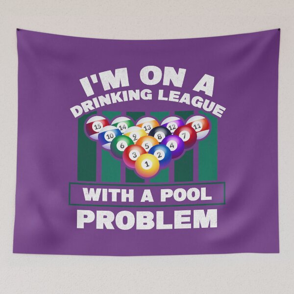 Item preview, I'm On A Drinking League With A Pool Problem Funny designed and sold by QuyetGaugau.