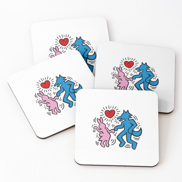 Item preview, The couple of two cute animals in dancing cartoon  designed and sold by slimeofmusic.