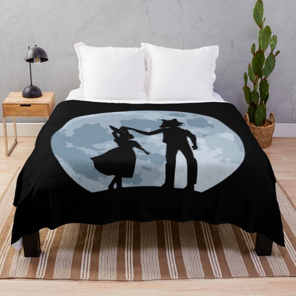 Item preview, The couple dancing Under The Moon romantic cartoon designed and sold by slimeofmusic.
