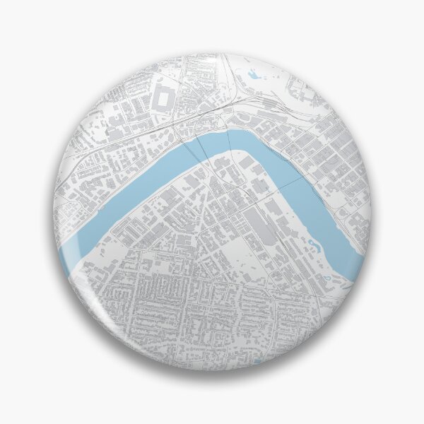 Item preview, Brisbane Capital City Queensland Australia Map Brisbane Australia Town City Map designed and sold by SirajDecors.