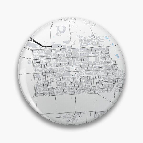 Item preview, Adelaide South Australia Map, Minimalist Travel South Australian Home Decor designed and sold by SirajDecors.