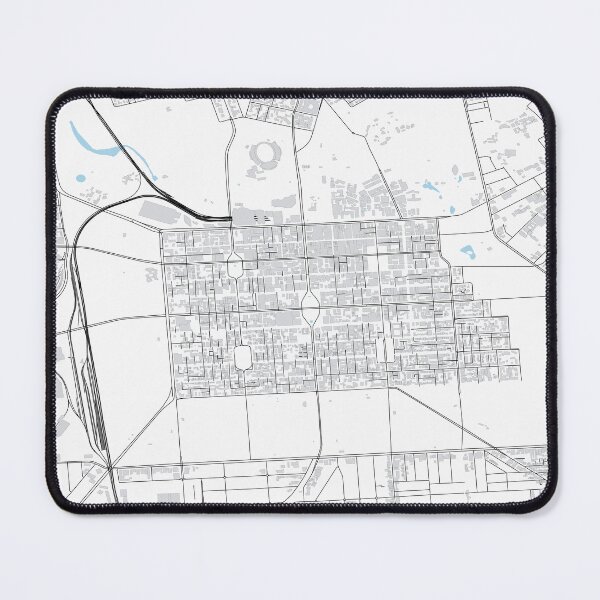 Item preview, Adelaide South Australia Map, Minimalist Travel South Australian Home Decor designed and sold by SirajDecors.