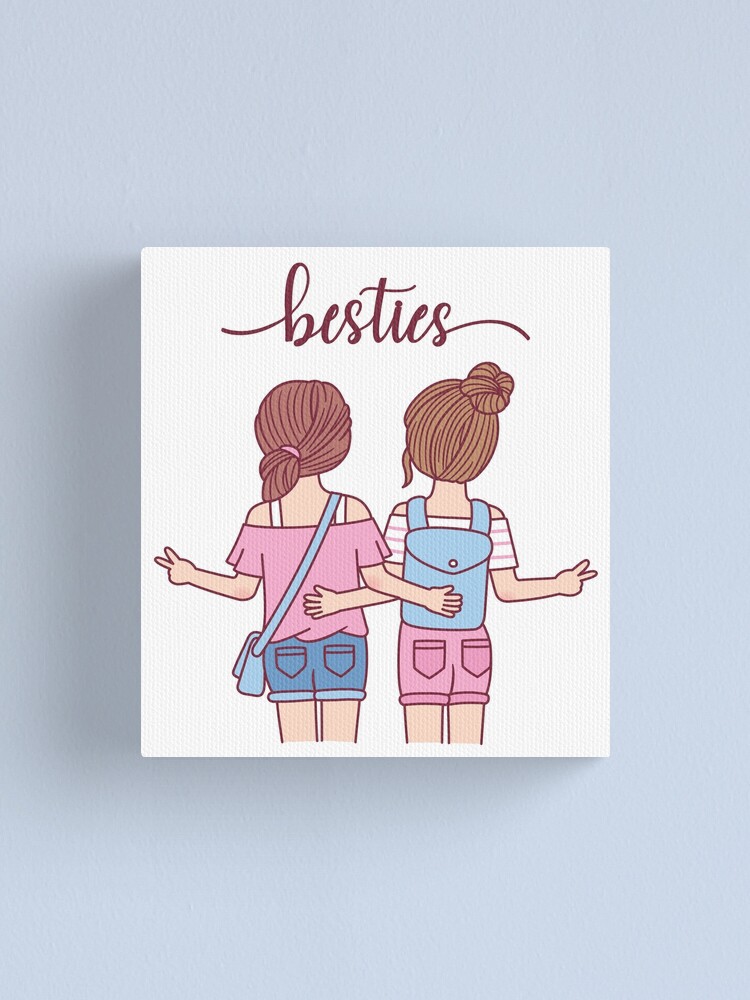 two pretty best friends Austara Lynn - Illustrations ART street