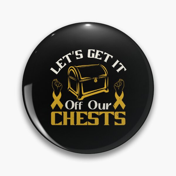 Item preview, Let's get it off our chests Cancer support designed and sold by GeneTonia0307.
