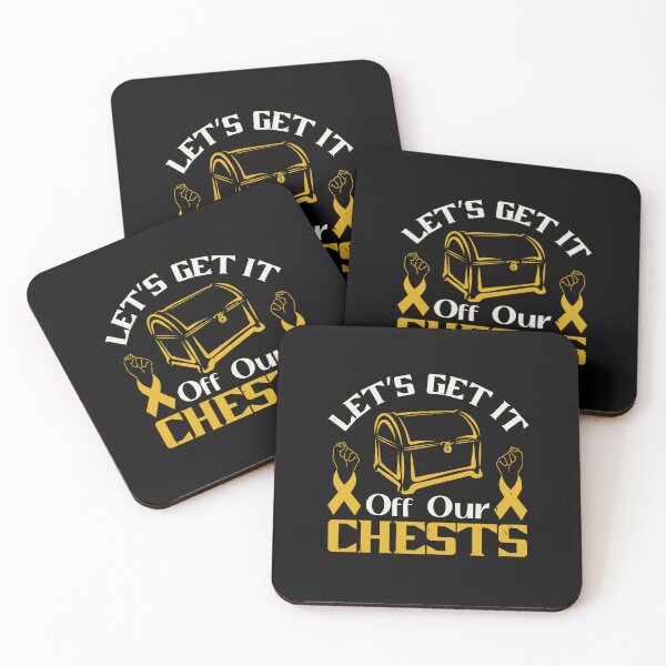 Item preview, Let's get it off our chests Cancer support designed and sold by GeneTonia0307.