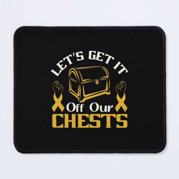 Item preview, Let's get it off our chests Cancer support designed and sold by GeneTonia0307.