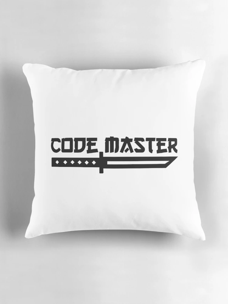 Thumbnail 3 of 4, Pillow, code master designed and sold by yourgeekside.