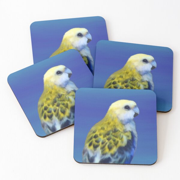 Item preview, Pale headed Rosella Colour on Blue Watercolour designed and sold by Digitaldingo.