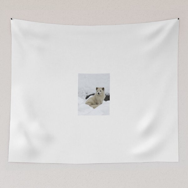 Item preview, Arctic Fox with a Smile. designed and sold by vette.