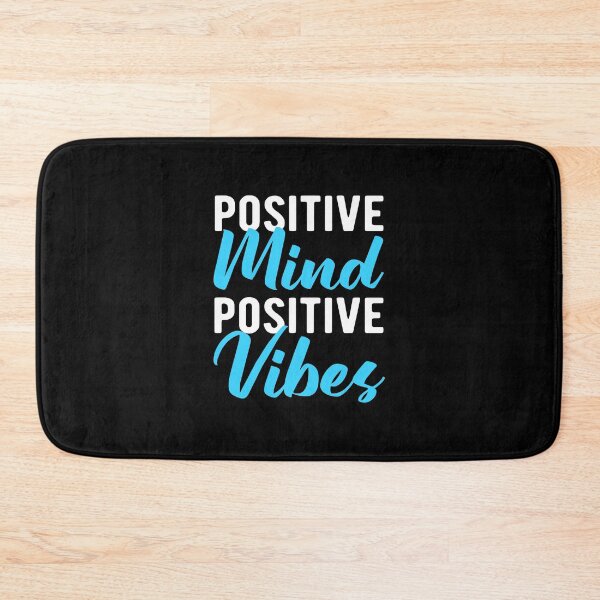 Item preview, Positive Mind Positive Vibes Inspirational Phrase In Vibrant Color Aesthetic designed and sold by Bad Kitty Designz.