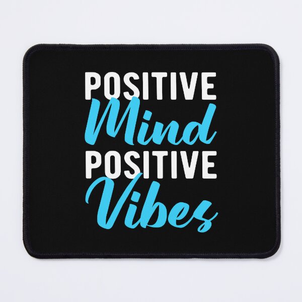 Item preview, Positive Mind Positive Vibes Inspirational Phrase In Vibrant Color Aesthetic designed and sold by Bad Kitty Designz.