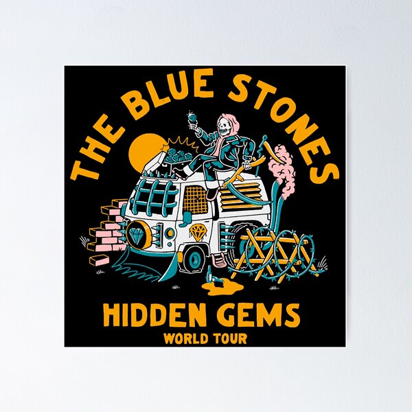 Artikel-Vorschau von Das blaue Stones World Tour Essential T-Shirt, designt und verkauft von Annavonw34.