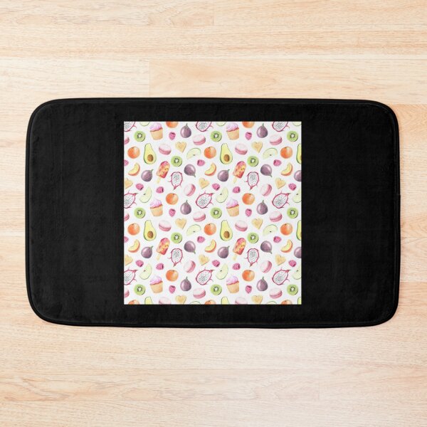 Item preview, Avocado, Macaron, Ice Cream and Fig Watercolor pattern Chiffon Top     designed and sold by Lukassfr1.