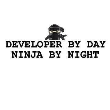 Artwork thumbnail, ninja developer by yourgeekside