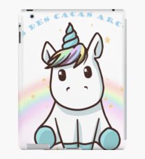Vinilo o funda para iPad unicornio