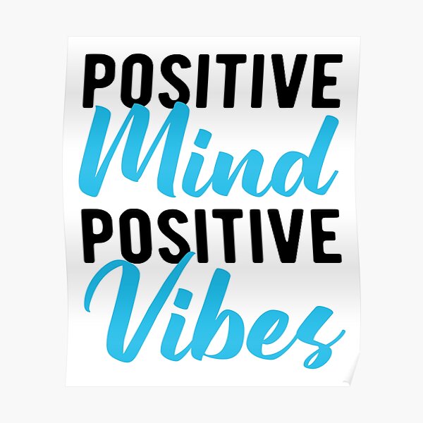 Yoga Positive Mind Posters Redbubble