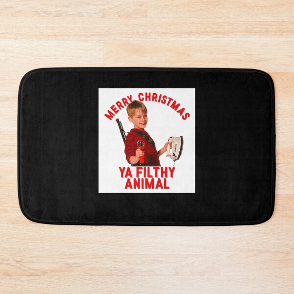 Item preview, Merry Christmas Ya Filthy Animal  designed and sold by nearlyhollan.
