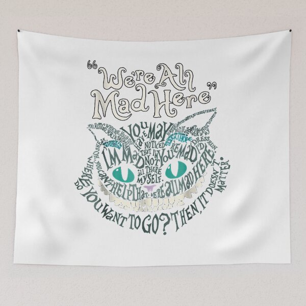 Item preview, Virtuoso Delicate Eye Magic Nice Cheshire Alice Cat Were All Mad Here Wonderland Gift For designed and sold by GrCharleRidgley.