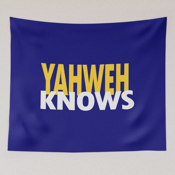 Item preview, Yahweh Knows Faith Biblical God Love Yah YHWH designed and sold by OmroreNoe.