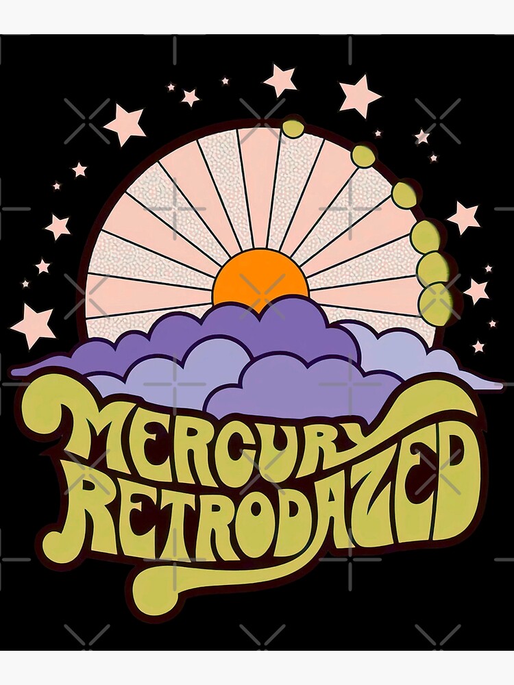 Mercury Retrodazed Vintage Style 70s Retro Poster For Sale By