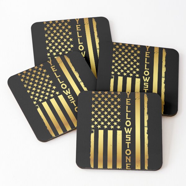 Item preview, Yellowstone Vintage American Flag designed and sold by OmroreNoe.